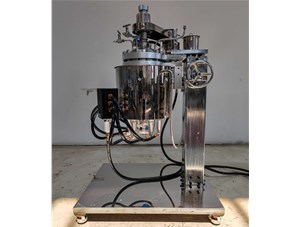 10L不锈钢油浴电加热手动升降反应釜已完工发往淄博