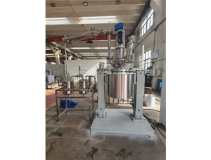 50L不锈钢电动升降酯化缩聚反应釜已完工发往芜湖